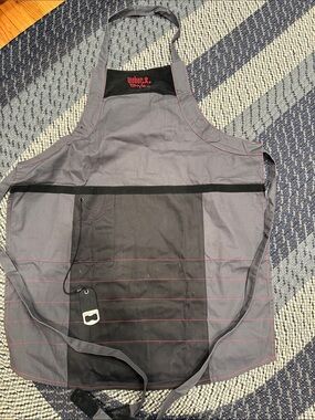 Weber Grilling Apron / BBQ Apron with Red Stitching